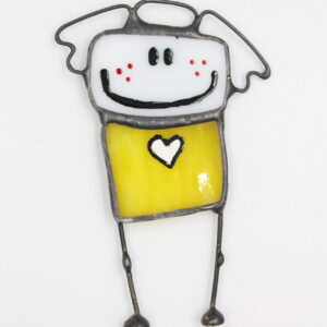 Zabawny magnes na lodówkę – Aniołek Anusiak