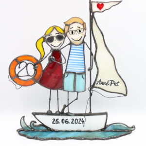 Personalizowana Pamiątka Rocznicy Ślubu z Napisem