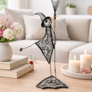 Witrażowa Wiedźma – Ręcznie wykonany prezent dla kobiety z intuicją