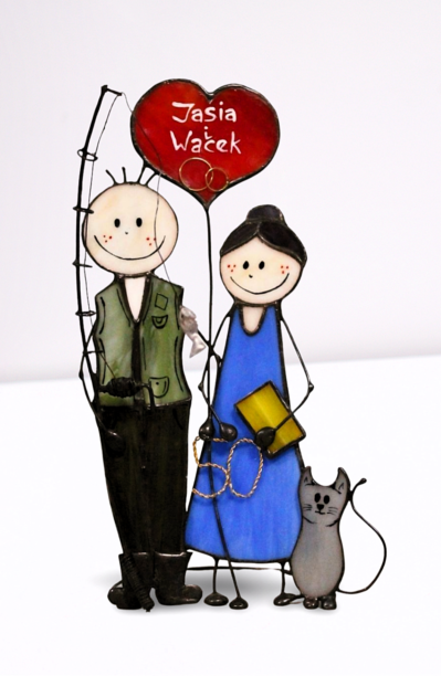 Parka rocznicowa z kotem – personalizowany prezent na Złote Gody