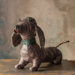 Rzeźba Jamnika dla miłośnika psów